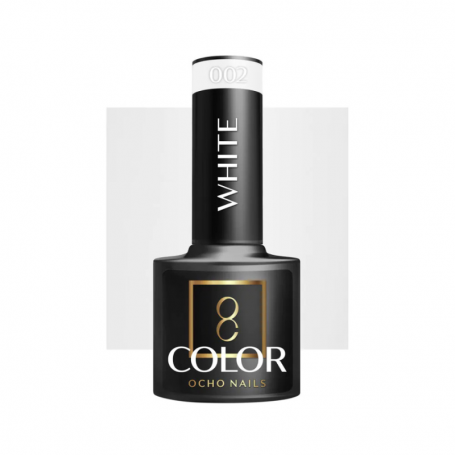 Esmalte semipermanente White 001 Ocho Nails