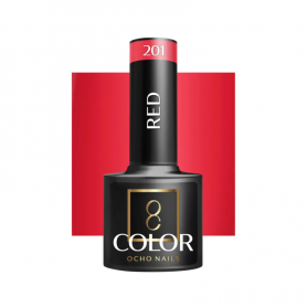 Esmalte semipermanente Red 201 Ocho Nails