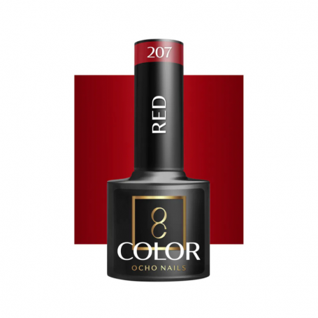 Esmalte semipermanente Red 207 Ocho Nails