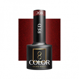 Esmalte semipermanente Red 208 Ocho Nails