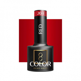 Esmalte semipermanente Red 204 Ocho Nails