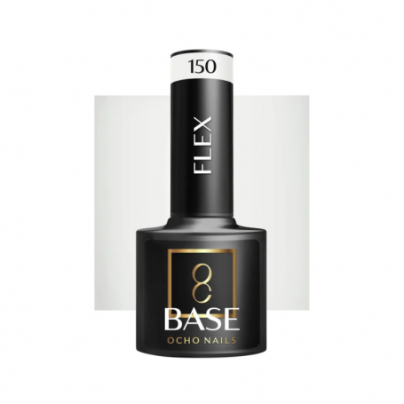BASE FLEX 150 (CLEAR) OCHO NAILS