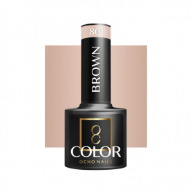 Esmalte semipermanente Brown 801 Ocho Nails