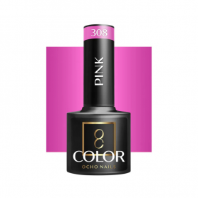 Esmalte semipermanente Pink 308 Ocho Nails