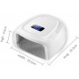 Lámpara UV / LED inalámbrica 60 W cordless nail Rosa