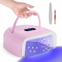 Lámpara UV / LED inalámbrica 60 W cordless nail Rosa