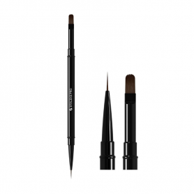 Pincel doble para gel 11mm y liner 10mm STALEKS