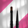 Pincel doble para gel 11mm y liner 10mm STALEKS