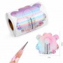 Moldes para uñas Esculpidas 500und (Tornasol)
