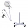 LUPA LED 5 AUMENTOS CON PIE Y RUEDAS