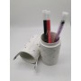 Estuche pinceles polipiel Blanco