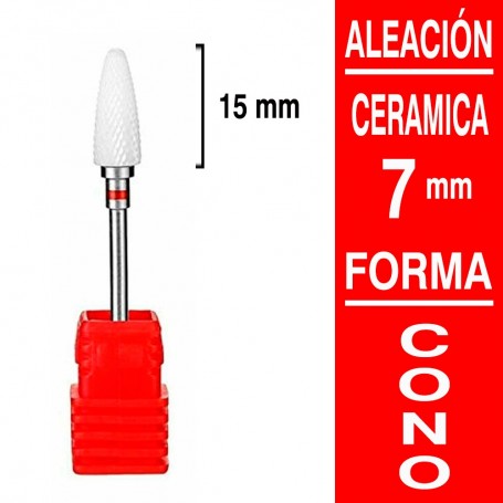 Fresa Ceramica cono GRANO FINO