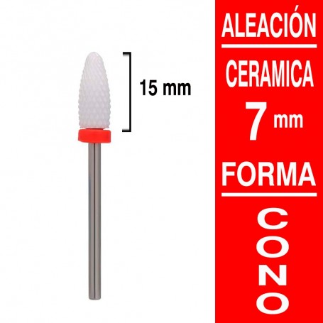 Fresa Ceramica cono GRANO FINO