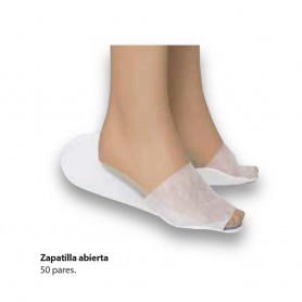 Zapatillas desechables abiertas 50 pares