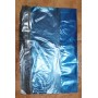 Funda de plástico azul para reposacabezas 37 x 25 cm