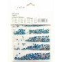 Bolsa piedras varias tamaño color azul 1440 pcs VINS