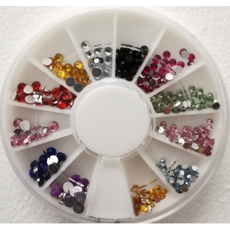 Ruleta brillantes varios colores SS8