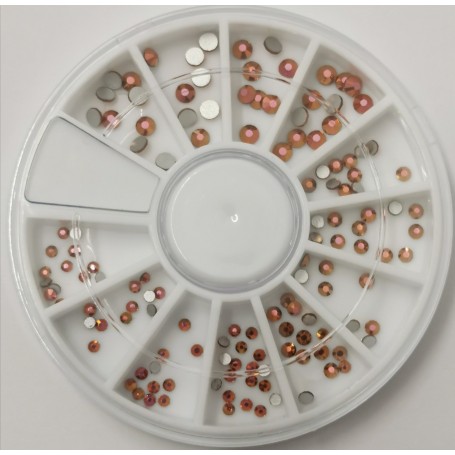 Ruleta cristales forma corazón varios colores