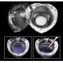Godete cristal forma corazón con tapa