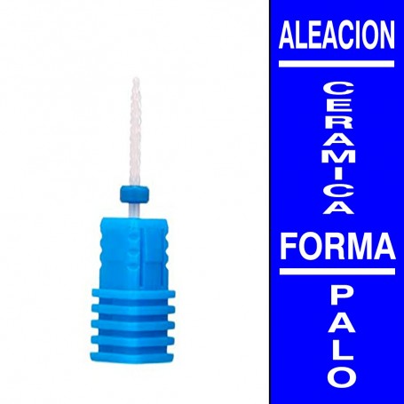 Fresa Cerámica para cutícula forma PALO