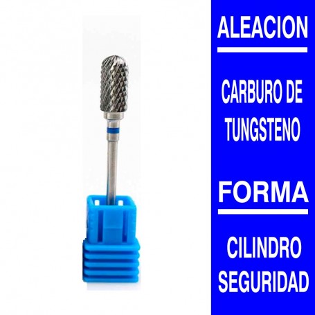 fresa carburo de tungsteno cilindro Seguridad