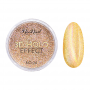 3D HOLO effect, uñas metalizadas oro, NO-04
