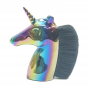Brocha polvera forma Unicornio Negro