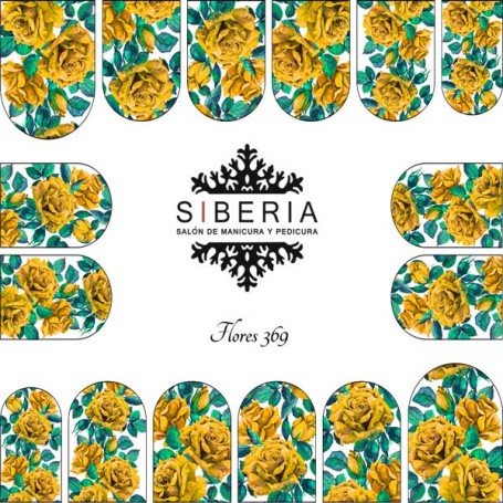 STICKER SIBERIA FLORES 369