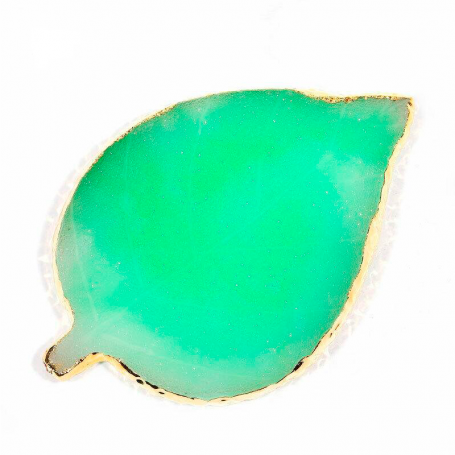 Paleta resina para combinar colores diseño hoja verde
