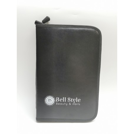 ESTUCHE PINCELES CUERO SINTÉTICO 15,50 X 23,50 CM Negro