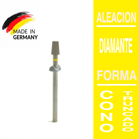 Fresa cabezal de diamante cono truncado Fabricación Alemana