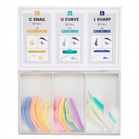 Pack de Moldes para lifting de pestañas -C.U.L
