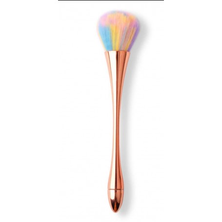BROCHA POLVERA PINCEL MULTICOLOR COBRE