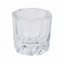 Vaso de cristal para liquido acrílico
