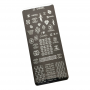Placa metálica stamping Marca 8