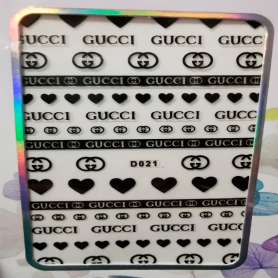 Pegatina Logo Gucci/corazón