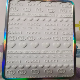 Pegatina Logo Gucci blanca
