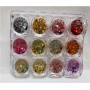 Caja surtida Chrome Flakes de colores