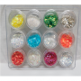 Caja surtido glitter de colores