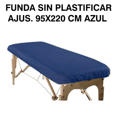 Sabana desechable para camilla ajustable sin plastificar 95 X 220 cm Azul Bolsa 5 unidades.