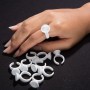 Anillo para pegamento/pigmento - Bolsa 100 uds