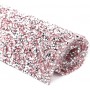 Mantel con brillantes para mesa de manicura rosa