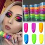 Caja 6 Pigmentos en polvo de neón brillante varios colores