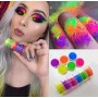 Caja 6 Pigmentos en polvo de neón brillante varios colores