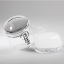 Sello transparente, Silicona doble (4cms) Swanky