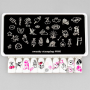 Placa stamping nº 46 Swanky