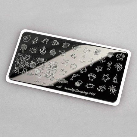 Placa stamping nº 09 Swanky