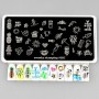Placa stamping nº 037 Swanky
