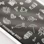 Placa stamping nº 037 Swanky