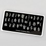 Placa stamping nº 038 Swanky